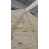 Caseta de madera GORLIZ - detalle union triángulo