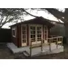 Casas de madera MAX CASTAÑO FRENTE - HOBYCASA