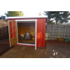 Caseta de madera KRIS - rojo abierto