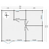 CASAS PREFABRICADAS BURGOS DE 55M2 - PLANO FLAT