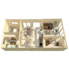 CASAS PREFABRICADAS BURGOS DE 55M2 - PLANO INTERIOR 3