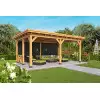 Pérgola ODENSE tipo 2 - 650x450x266,3cm - paredes negras - portada