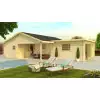 Casas Prefabricadas Euskadi 92 m2 - render frente hamacas