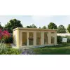 Casas de madera GABRIELLA frontal incoloro