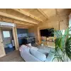 CASAS DE MADERA MODERNAS FLAT INTERIOR SALÓN