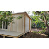 Casas de madera modernas MEG lateral