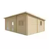 CASA DE MADERA LAS PALMAS 50M2 - 44MM - DIBUJO