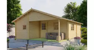 Casas de madera doble acristalamiento JAVEA - INCOLORO