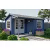 Casas de madera JOHAN azul