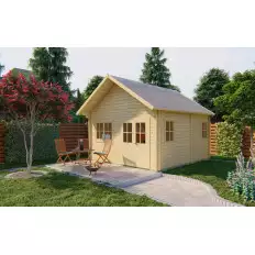 Mini casas de madera con altillo LLANES - HOBYCASA portada