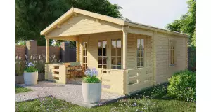 Casas de madera con porche - HOBYCASA portada