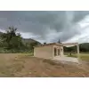 CASAS DE MADERA MODERNAS FLAT LATERAL PERGOLA