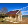 Bungalow de madera OLAUG esquina sin lasur