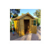 casetas de madera para jardín RICHARD - PUERTA ABIERTA
