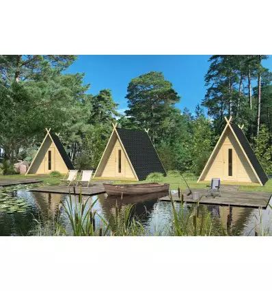 Cabañas Alpinas para camping - 300x440 cms - 28MM - Portada