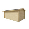 Casetas prefabricadas de madera BIG JULIA - TRASERA
