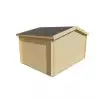 Caseta de madera JUHA 28MM - 400x300 cms TRASERA