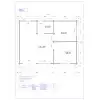 CASAS DE MADERA MODERNAS FLAT PLANO DETALLADO