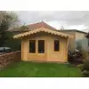 Casas de madera modelo ULRIK - HOBYCASA frontal