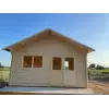 Casas de madera con altillo BERLIN - FRONTAL