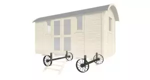 Kit de ruedas para casas de madera tipo Gypsy Caravan - Portada