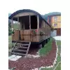 Mini casa sobre ruedas de medidas 720x240-GYPSY WAGON roble