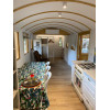 Mini casa sobre ruedas de medidas 720x240-GYPSY WAGON vista interior