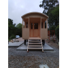 Mini casa sobre ruedas de medidas 720x240-GYPSY WAGON frontal