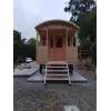 Mini casa sobre ruedas de medidas 720x240-GYPSY WAGON frontal
