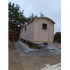 Mini casa sobre ruedas de medidas 720x240-GYPSY WAGON trasera