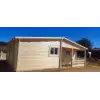 Cabaña de madera AZORES - delantera pvc