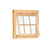 Ventana para caseta W2 ABIERTA