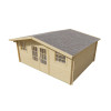 Casas de madera prefabricadas JACKALYN - HOBYCASA incoloro