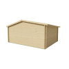 Casas de madera prefabricadas JACKALYN - HOBYCASA trasera