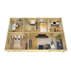 Casas Prefabricadas NAVARRA-1032X633- 44MM - INTERIOR