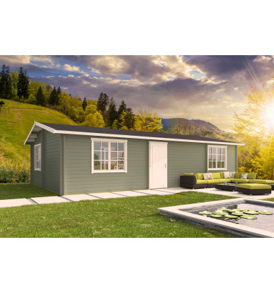 Casas Prefabricadas NAVARRA-1032X633- 44MM - VERDE
