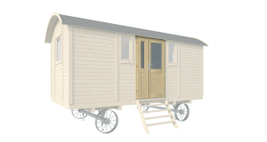 Panel extra con puerta simple medidas 120x198 cms para Gypsy Caravan