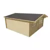 Casas de madera con climalit HENDRICK lateral