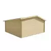 Casas de madera con climalit HENDRICK trasera