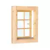 Ventana para caseta  L4 de 75,5x96,6 cms Doble Cristal ABERTURA