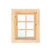 Ventana para caseta  L4 de 75,5x96,6 cms Doble Cristal TRASERA