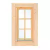 VENTANA PARA CASETA L5.2 DOBLE ACRISTALAMIENTO - 50X100 cms - TRASERA