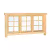 VENTANA TRIPLE PARA CASETA DE DOBLE ACRISTALAMIENTO - 212X96cms LATERAL