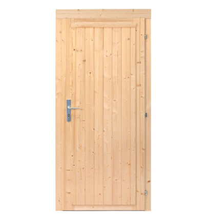 Puerta ciega para cabañas de 28a 45 mm  de 190x83 cms PORTADA