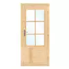PUERTA CON CRISTAL PARA CABAÑA D6 - 83X190cms (28-45 mm) PORTADA