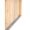 PUERTA CON CRISTAL DOBLE XXL - 99X209 cms SUELO