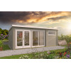 Casas de madera modernas FLOW gris