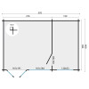 Casas de madera modernas FLOW plano