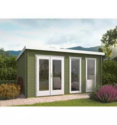 Casas de madera ANNABEL - HOBYCASA - verde