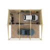 Garaje carport BERGGREN - HOBYCASA interior